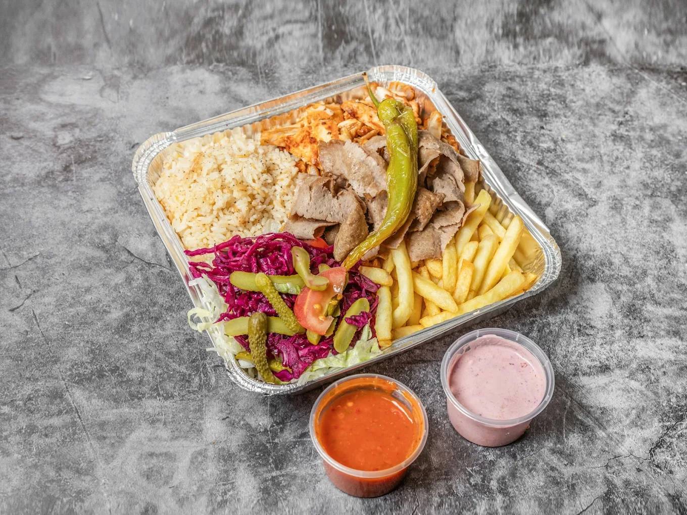 kebab served at Istanbul Pizza & Kebab House Dunfermline